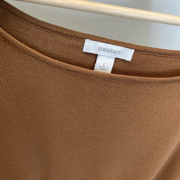 Dress Barn Brown Blouse | Size Large - Picture 3 of 5